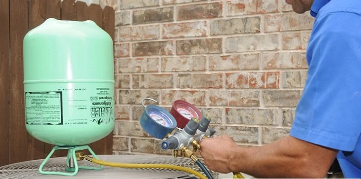 úp bình gas trước khi nạp