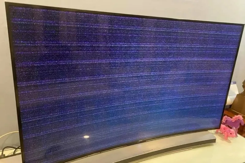 tivi bị sọc ngang