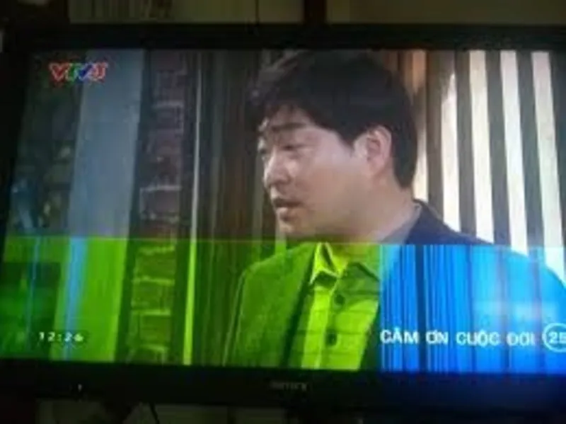 tivi bị sọc ngang