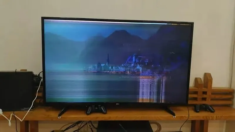 tivi bị sọc ngang