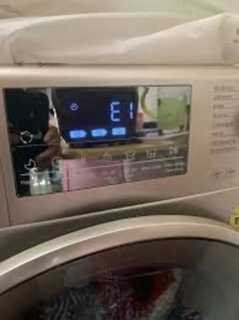 Lỗi E1 máy giặt Aqua